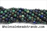 AZUR03 15 inches 8mm round azurite gemstone beads