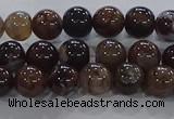 CAA1036 15.5 inches 6mm round dragon veins agate beads wholesale