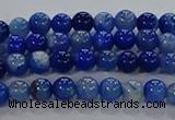 CAA1060 15.5 inches 4mm round dragon veins agate beads wholesale