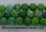 CAA1066 15.5 inches 6mm round dragon veins agate beads wholesale