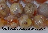 CAA1074 15.5 inches 12mm round sakura agate gemstone beads