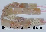 CAA1131 15.5 inches 30*40mm rectangle sakura agate gemstone beads