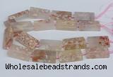 CAA1167 15.5 inches 22*40mm rectangle sakura agate gemstone beads