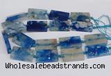 CAA1168 15.5 inches 22*40mm rectangle sakura agate gemstone beads