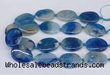 CAA1173 15.5 inches 25*35mm - 30*40mm freeform sakura agate beads