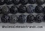 CAA1210 15.5 inches 6mm round frosted agate beads wholesale