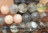 CAA1250 15.5 inches 4mm round Botswana agate beads wholesale