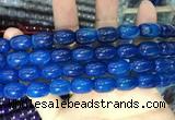 CAA2122 15.5 inches 10*14mm drum agate beads wholesale