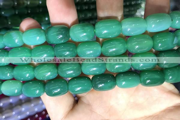 CAA2124 15.5 inches 10*14mm drum agate beads wholesale