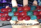 CAA2134 15.5 inches 13*18mm drum agate beads wholesale