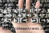 CAA2718 15.5 inches 14*38mm - 16*43mm rice tibetan agate dzi beads