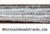 CAA3290 15 inches 6mm faceted round agate beads wholesale