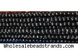 CAA3295 15 inches 6mm faceted round agate beads wholesale