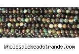 CAA3298 15 inches 6mm faceted round agate beads wholesale