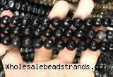 CAA3381 15 inches 10mm faceted round agate beads wholesale