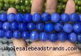 CAA3409 15 inches 12mm faceted round agate beads wholesale