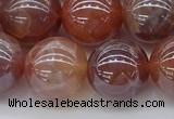 CAA3504 15.5 inches 12mm round AB-color fire agate beads wholesale