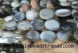 CAA3567 15.5 inches 18*25mm oval grey Botswana agate beads