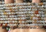 CAA3596 15.5 inches 4mm round dendritic agate beads wholesale