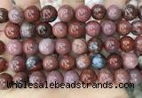 CAA3624 15.5 inches 12mm round Portuguese agate beads wholesale