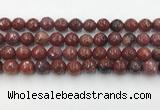 CAA3631 15.5 inches 10mm faceted round Portuguese agate beads