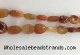 CAA3810 15.5 inches 13*18mm - 15*20mm faceted freeform red agate beads