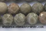 CAA3962 15.5 inches 8mm faceted round chrysanthemum agate beads