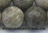 CAA3968 15.5 inches 20mm faceted round chrysanthemum agate beads