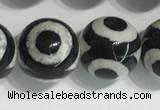 CAA3993 15 inches 12mm round tibetan agate beads wholesale