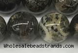 CAA4039 15.5 inches 16mm round chrysanthemum agate beads