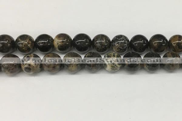 CAA4039 15.5 inches 16mm round chrysanthemum agate beads