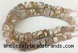 CAA4050 15.5 inches 10*15mm - 18*25mm nuggets sakura agate beads