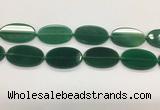 CAA4068 15.5 inches 30*50mm oval green agate gemstone beads