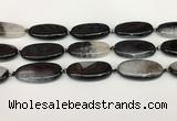 CAA4349 15.5 inches 20*40mm oval agate druzy geode beads