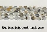 CAA4386 15.5 inches 12mm heart Montana agate beads