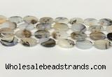 CAA4388 15.5 inches 15*20mm oval Montana agate beads