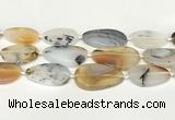 CAA4394 15.5 inches 18*28mm - 30*45mm freeform Montana agate beads