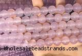 CAA5084 15.5 inches 12mm round purple agate beads wholesale