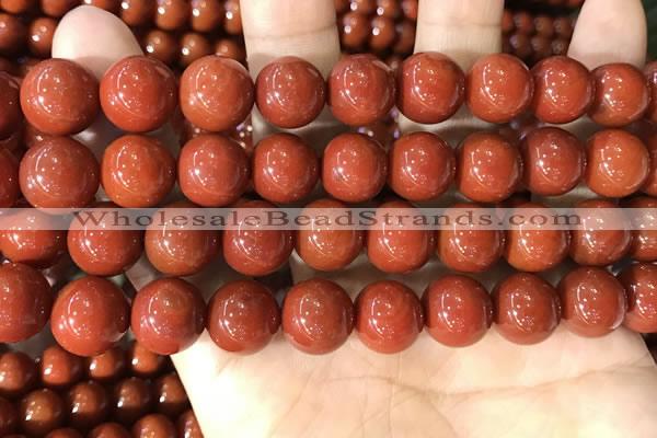 CAA5103 15.5 inches 14mm round red agate gemstone beads