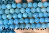 CAA5145 15.5 inches 12mm round dragon veins agate beads wholesale