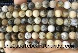 CAA5258 15.5 inches 10mm round dendrite agate beads wholesale