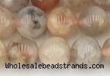 CAA5281 15.5 inches 8mm round sakura agate gemstone beads