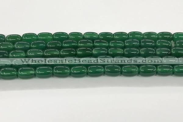 CAA5355 15.5 inches 10*14mm drum agate gemstone beads