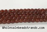 CAA5364 15.5 inches 8*12mm twisted rice agate gemstone beads