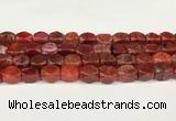 CAA5374 15.5 inches 10*12mm - 11*16mm faceted nuggets agate beads