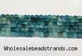 CAA5383 15.5 inches 6*7mm - 8*8mm nuggets agate gemstone beads