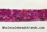 CAA5390 15.5 inches 6*7mm - 8*8mm nuggets agate gemstone beads