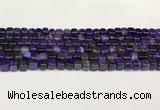 CAA5391 15.5 inches 6*7mm - 8*8mm nuggets agate gemstone beads