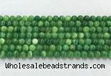 CAA5405 15.5 inches 6mm round peacock  serpntine gemstone  beads wholesale