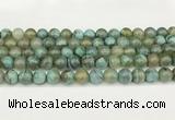 CAA5416 15.5 inches 10mm round agate gemstone beads